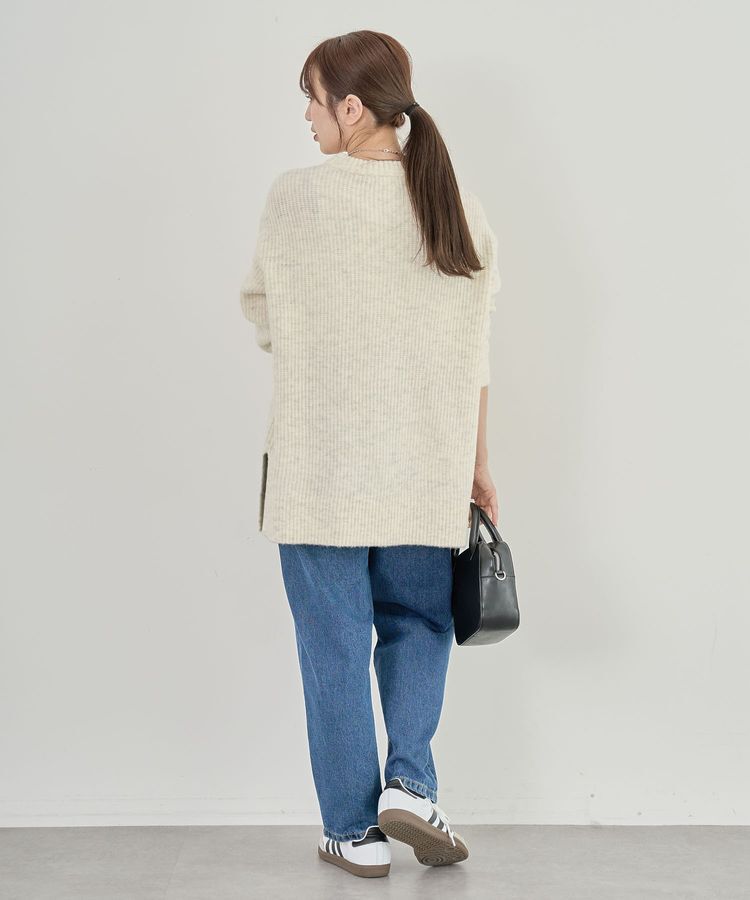 Green Parks「fuwaっと 畦チュニック」|ニット・セーター|