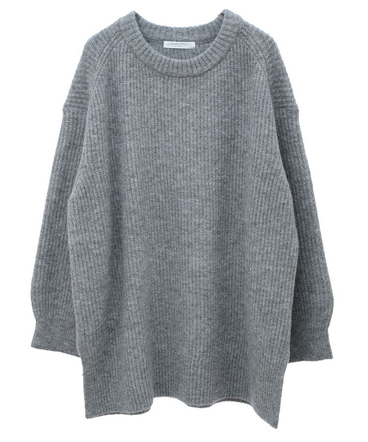 Green Parks「fuwaっと 畦チュニック」|ニット・セーター|