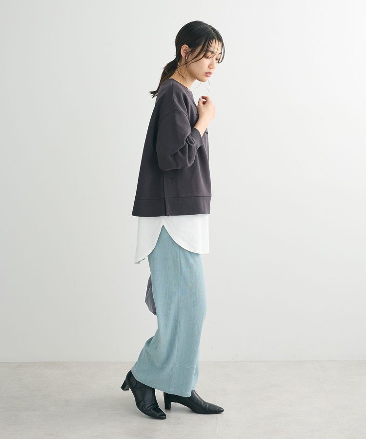 Green Parks「裏起毛フロッキーロゴプルオーバー」|スウェット・ジャージ|