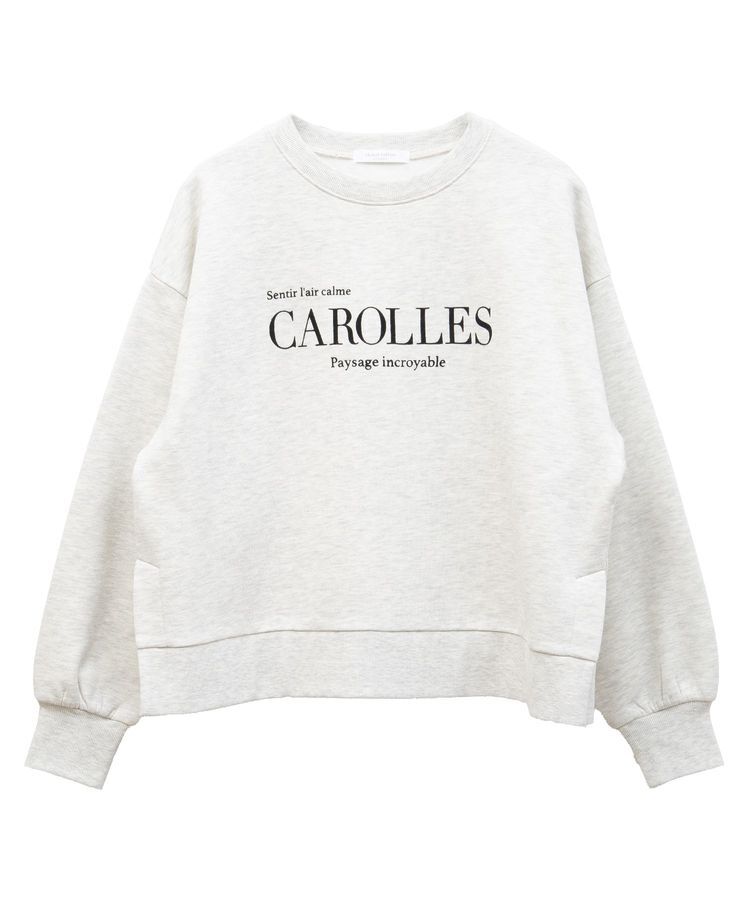 Green Parks「裏起毛フロッキーロゴプルオーバー」|スウェット・ジャージ|