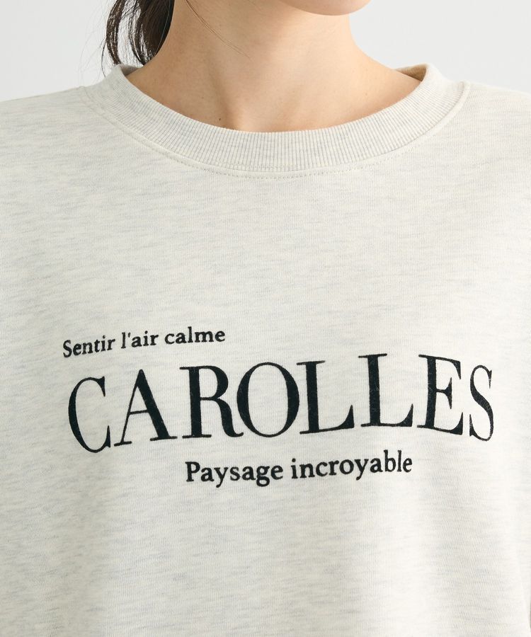 Green Parks「裏起毛フロッキーロゴプルオーバー」|スウェット・ジャージ|