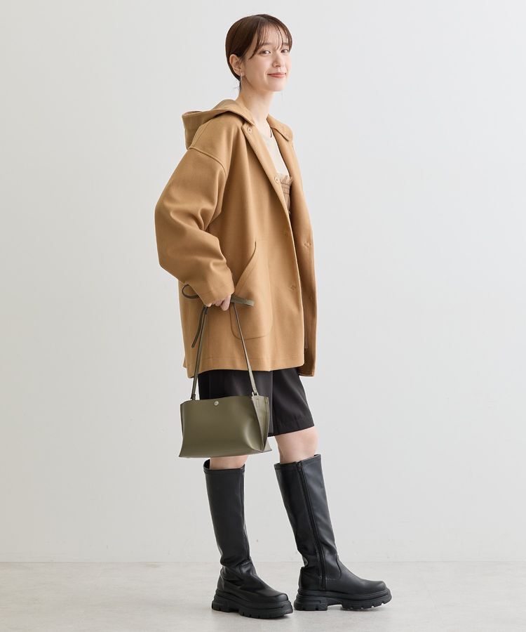 Green Parks「フード取り外しハーフコート」|その他|