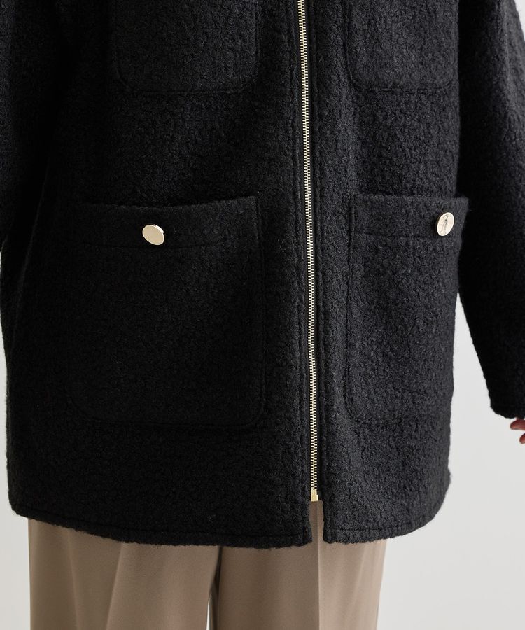 Green Parks「ノーカラーZIPジャコット」|ブルゾン・スタジャン|