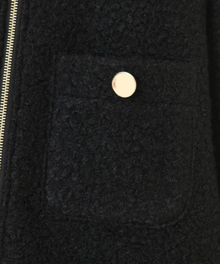 Green Parks「ノーカラーZIPジャコット」|ブルゾン・スタジャン|