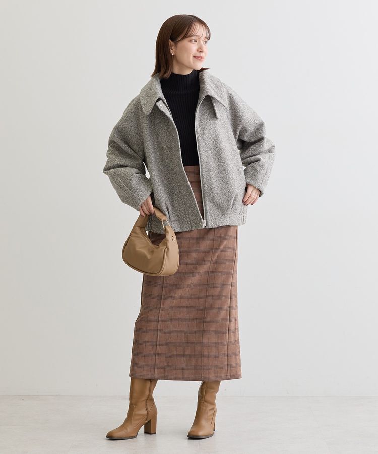 Green Parks「2WAYカラーコクーンブルゾン」|ブルゾン・スタジャン|