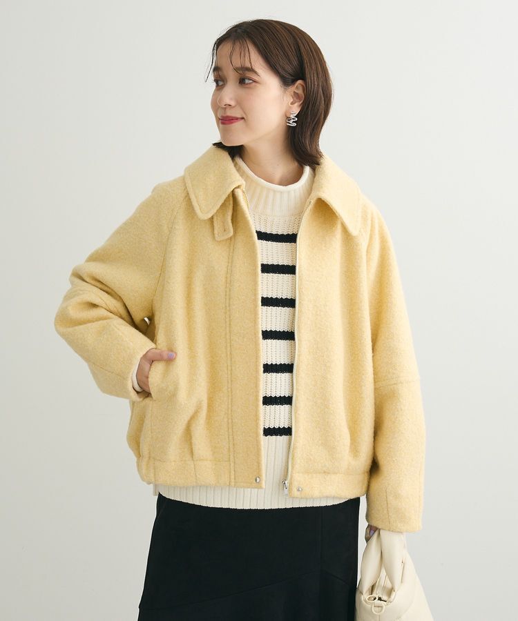 Green Parks「2WAYカラーコクーンブルゾン」|ブルゾン・スタジャン|