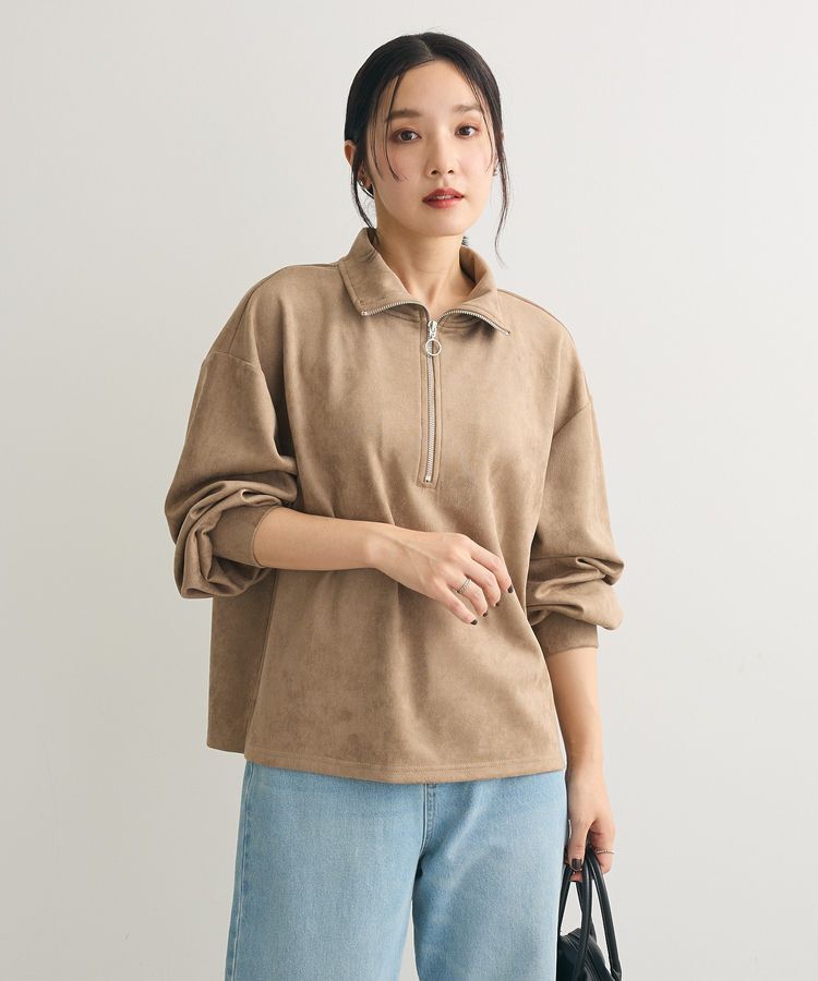 Green Parks「・SUGAR SPOON スエードポンチハーフZIP」|Tシャツ・カットソー|