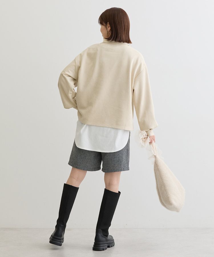 Green Parks「・SUGAR SPOON スエードポンチハーフZIP」|Tシャツ・カットソー|