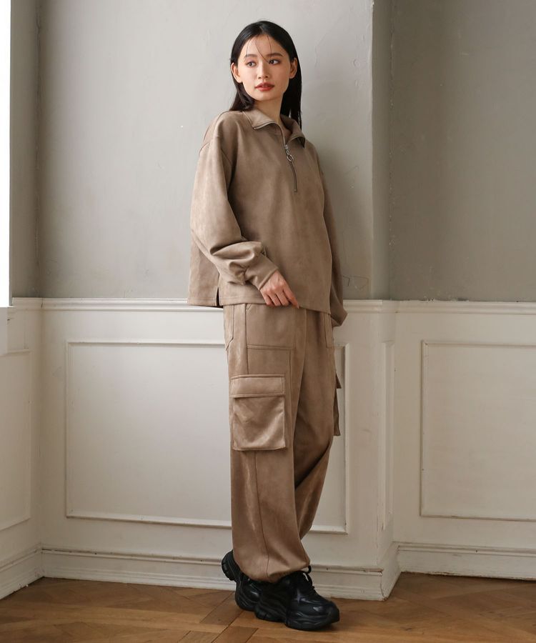 Green Parks「・SUGAR SPOON スエードポンチハーフZIP」|Tシャツ・カットソー|