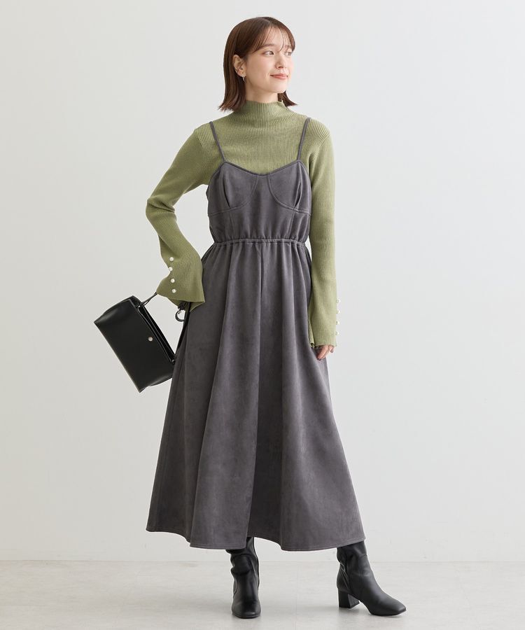 Green Parks「・SUGAR SPOON スエードポンチキャミワンピ」|ワンピース|