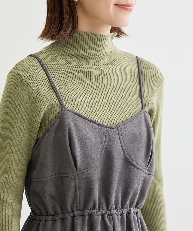 Green Parks「・SUGAR SPOON スエードポンチキャミワンピ」|ワンピース|