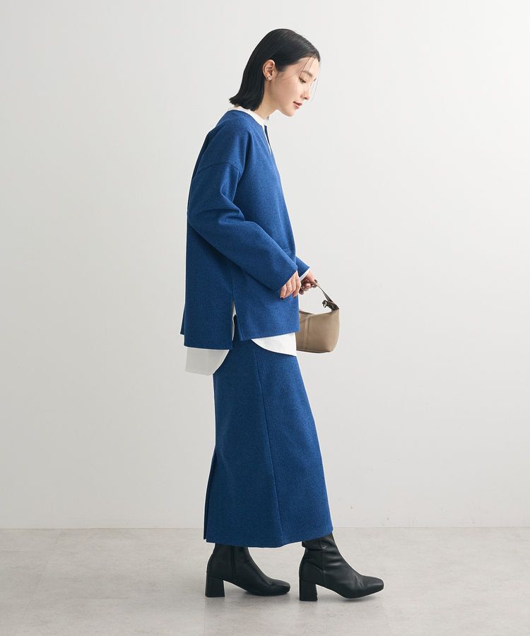 Green Parks「柄圧縮ポンチIラインスカート」|スカート|