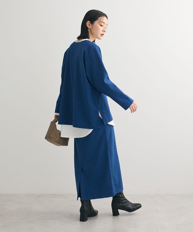 Green Parks「柄圧縮ポンチIラインスカート」|スカート|