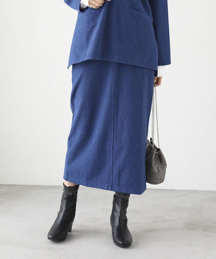 Green Parks「柄圧縮ポンチIラインスカート」|スカート|