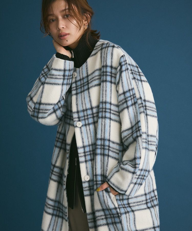 Green Parks「シャギーノーカラーコート」|その他|