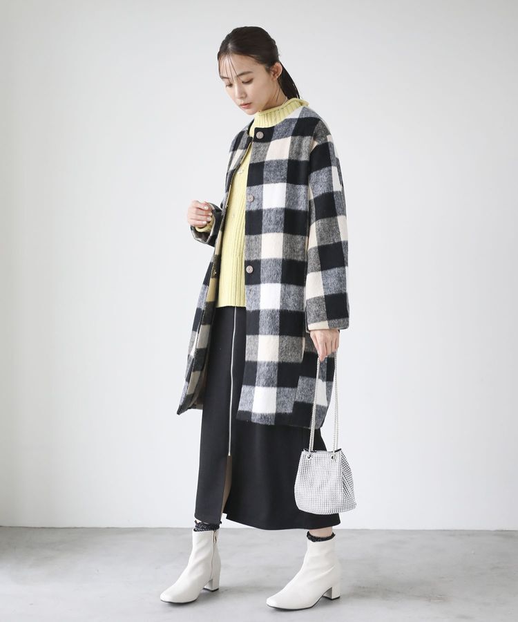 Green Parks「シャギーノーカラーコート」|その他|