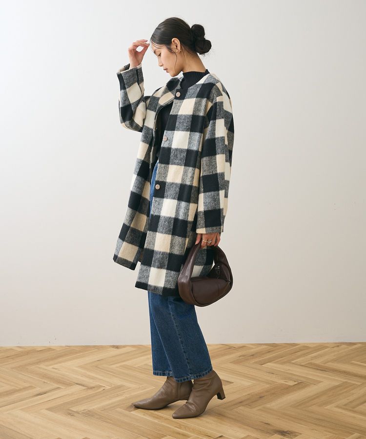 Green Parks「シャギーノーカラーコート」|その他|