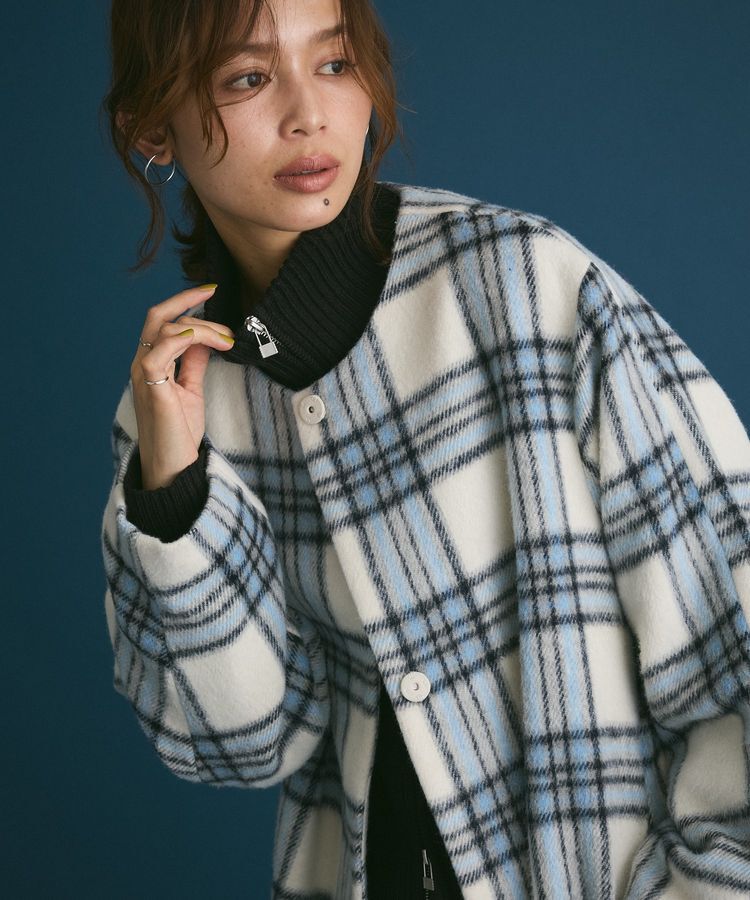 Green Parks「シャギーノーカラーコート」|その他|