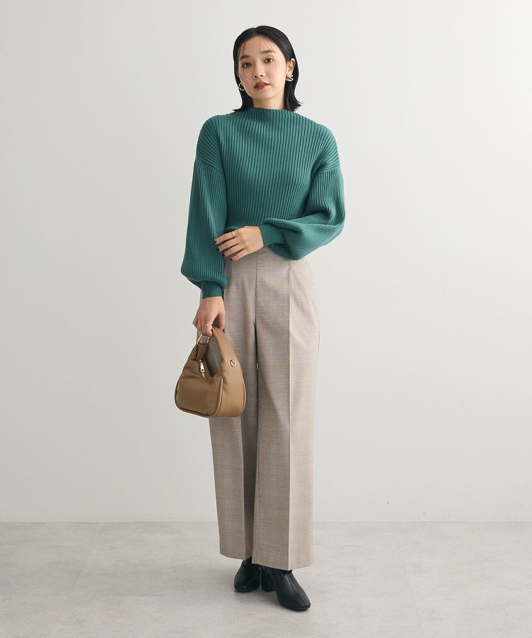 Green Parks「あったかきれシル柄 ワイドストレートパンツ」|その他|