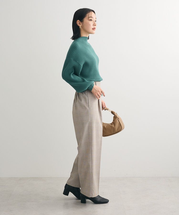 Green Parks「あったかきれシル柄 ワイドストレートパンツ」|その他|