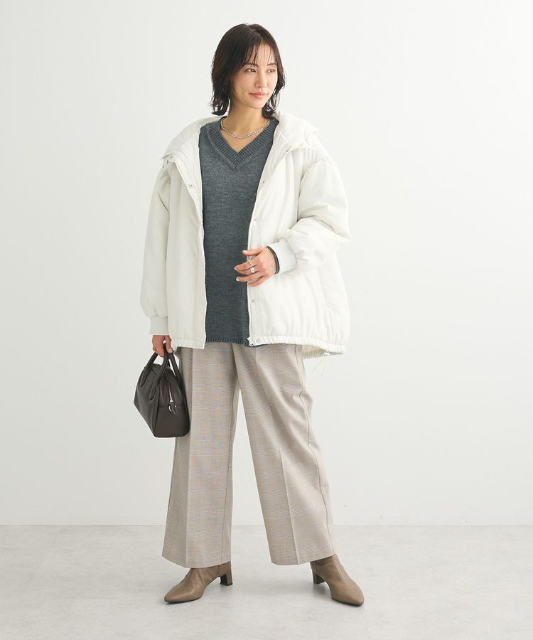 Green Parks「あったかきれシル柄 ワイドストレートパンツ」|その他|