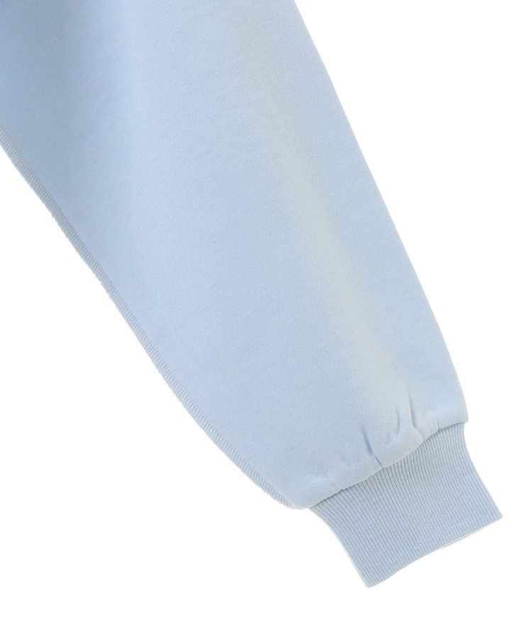 Green Parks「裏起毛配色ステッチロゴチュニック」|スウェット・ジャージ|