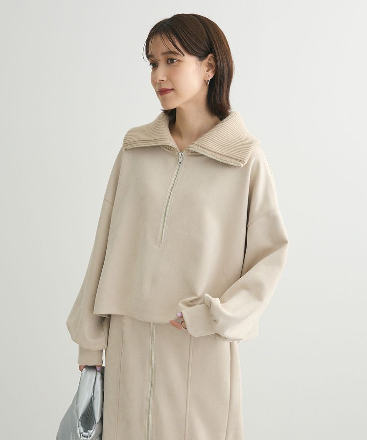 Green Parks「・ELENCARE DUE スエードポンチハーフZIP」|Tシャツ・カットソー|