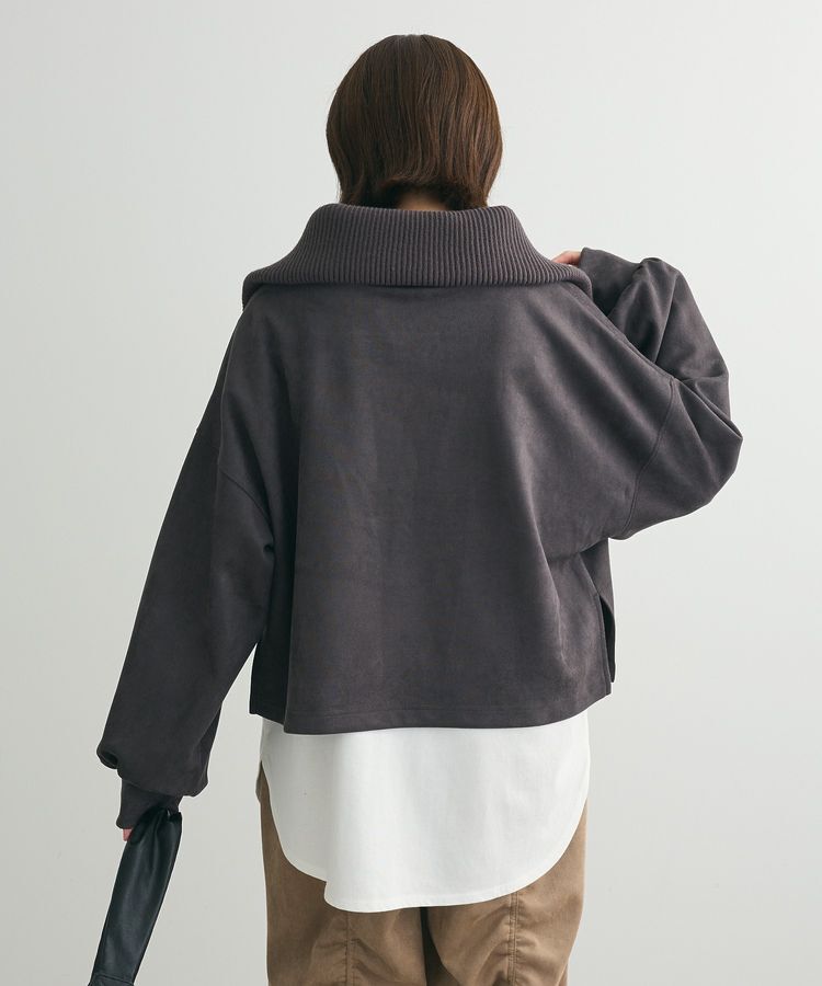 Green Parks「・ELENCARE DUE スエードポンチハーフZIP」|Tシャツ・カットソー|