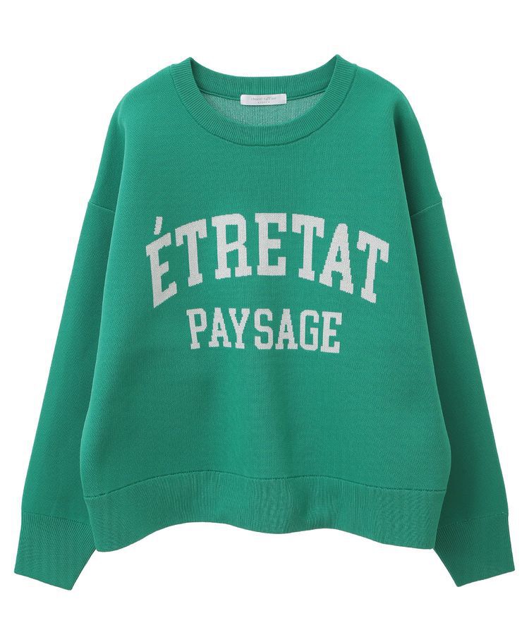 Green Parks「ロゴラメニットプルオーバー」|ニット・セーター|