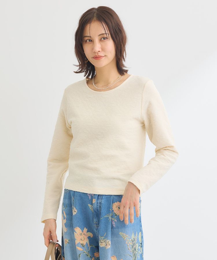 Green Parks「シアーポコポコプルオーバー」|Tシャツ・カットソー|