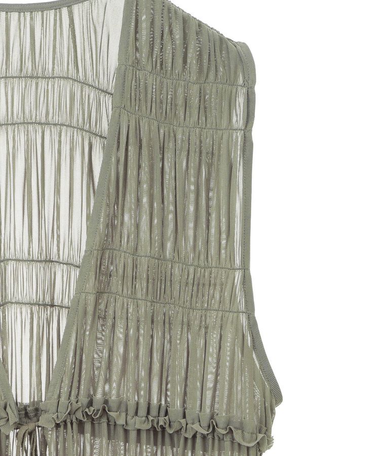 Green Parks「メッシュシャーリングレイヤーワンピース」|ワンピース|