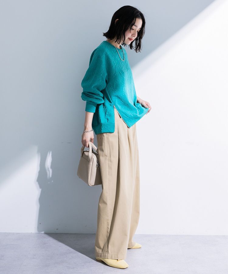 Green Parks「フラワーフクレジャカードプルオーバー」|Tシャツ・カットソー|