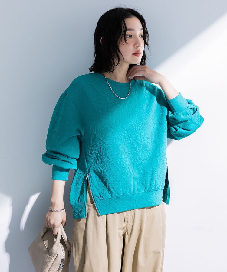 Green Parks「フラワーフクレジャカードプルオーバー」|Tシャツ・カットソー|