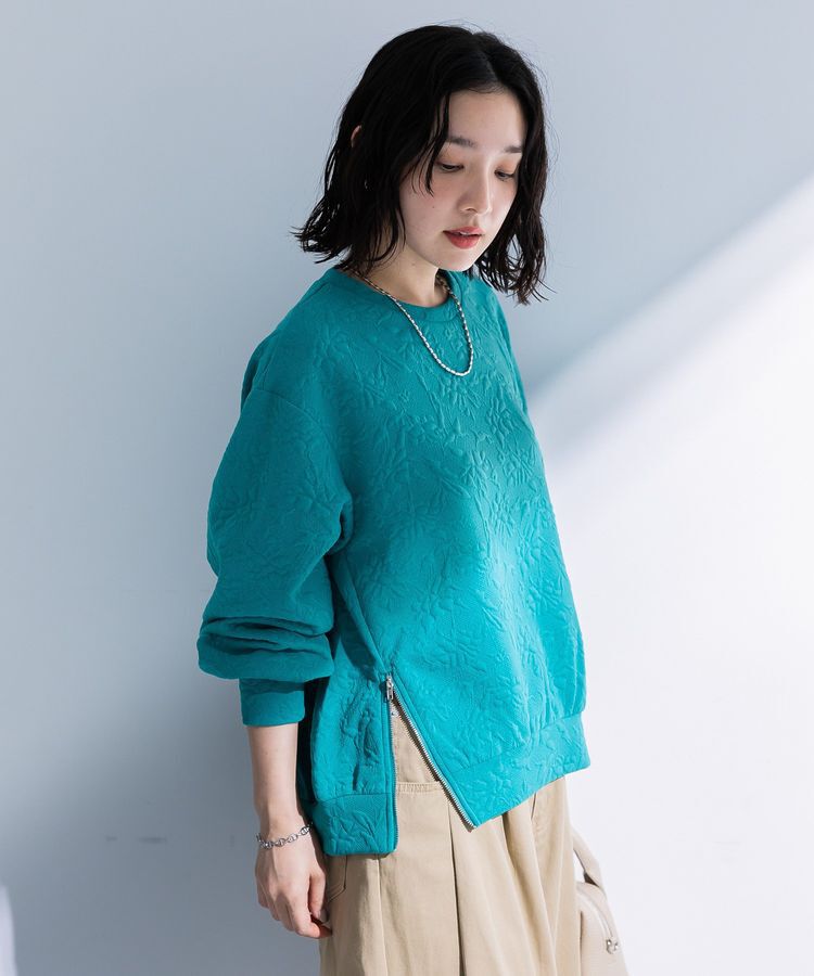 Green Parks「フラワーフクレジャカードプルオーバー」|Tシャツ・カットソー|