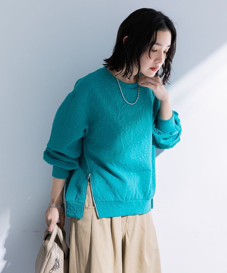 Green Parks「フラワーフクレジャカードプルオーバー」|Tシャツ・カットソー|Green