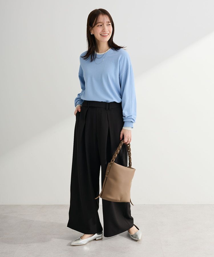 Green Parks「デザインタックワイドパンツ」|その他|