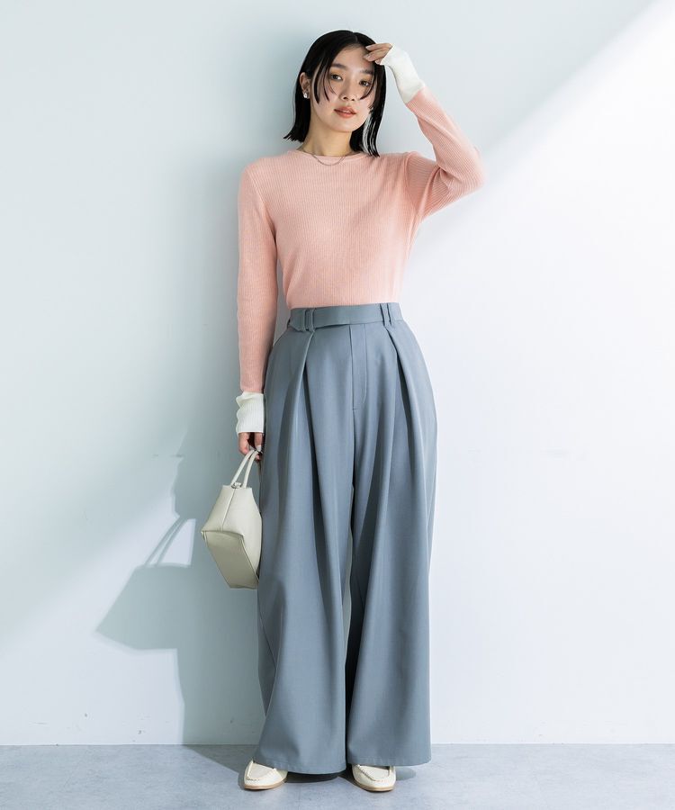 Green Parks「デザインタックワイドパンツ」|その他|