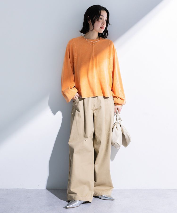 Green Parks「ヴィンテージ加工ドルマンカットプルオーバー」|Tシャツ・カットソー|