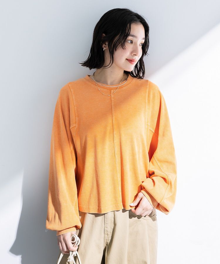 Green Parks「ヴィンテージ加工ドルマンカットプルオーバー」|Tシャツ・カットソー|