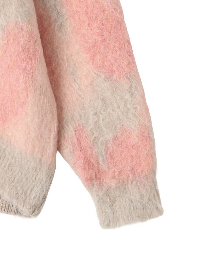 YECCA VECCA「フラワー柄シャギーニット」|ニット・セーター|