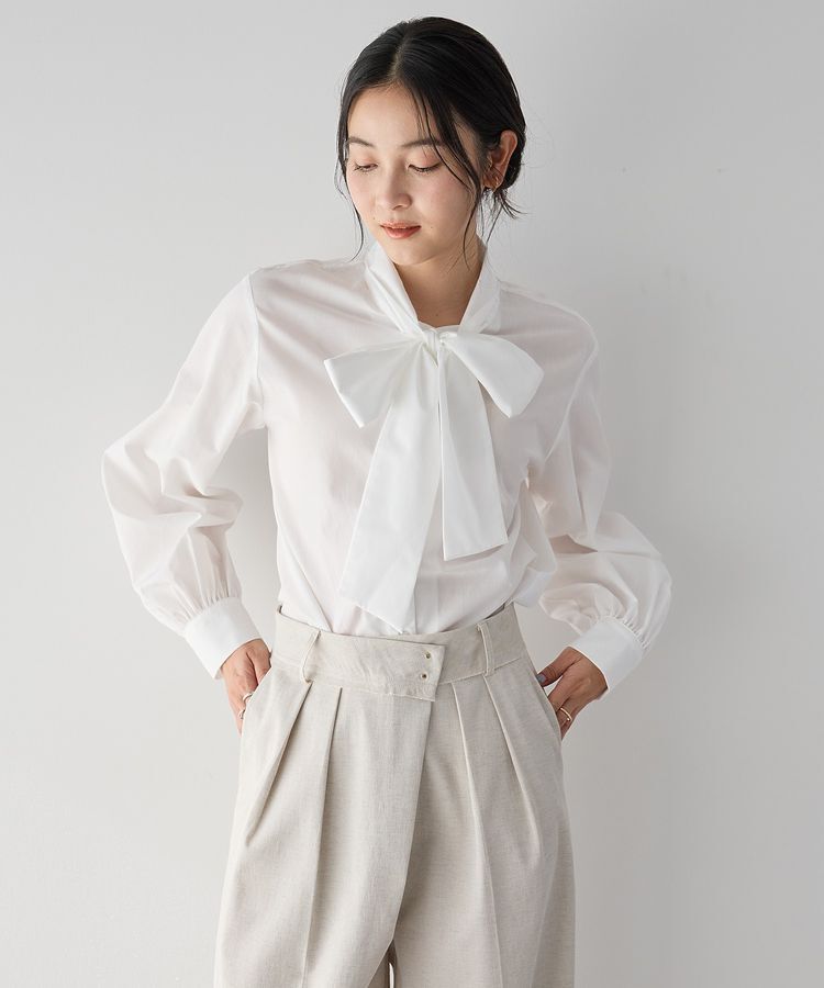 YECCA VECCA「ボウタイシャツ」|シャツ・ブラウス|