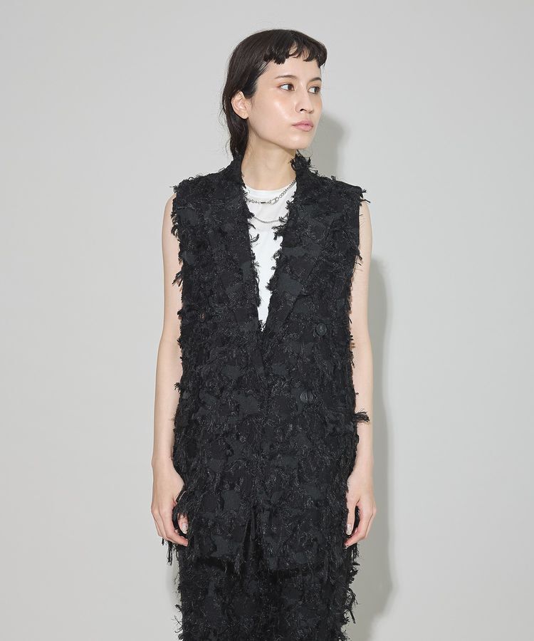 GARAGE OF GOOD CLOTHING「ジャガードダブルブレストベスト」|ベスト・ジレ|