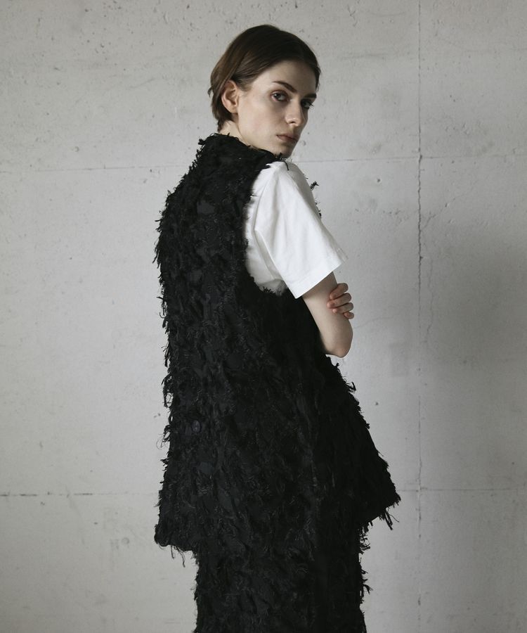 GARAGE OF GOOD CLOTHING「ジャガードダブルブレストベスト」|ベスト・ジレ|