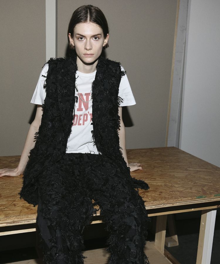 GARAGE OF GOOD CLOTHING「ジャガードダブルブレストベスト」|ベスト・ジレ|