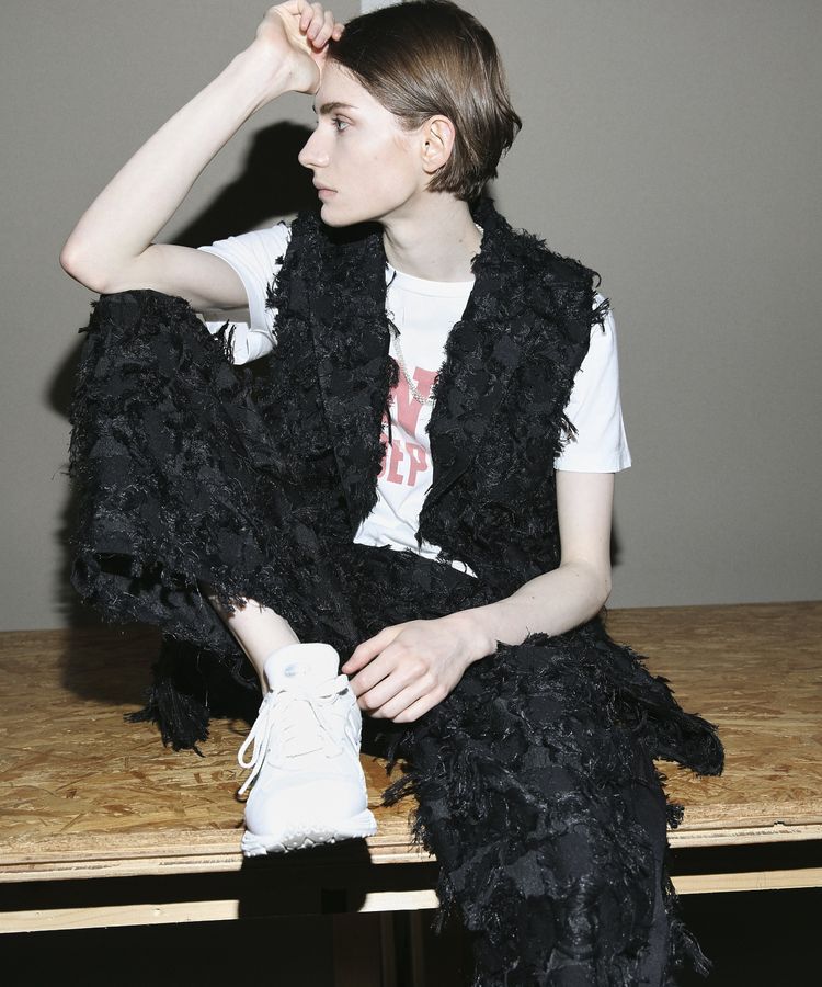 GARAGE OF GOOD CLOTHING「ジャガードダブルブレストベスト」|ベスト・ジレ|