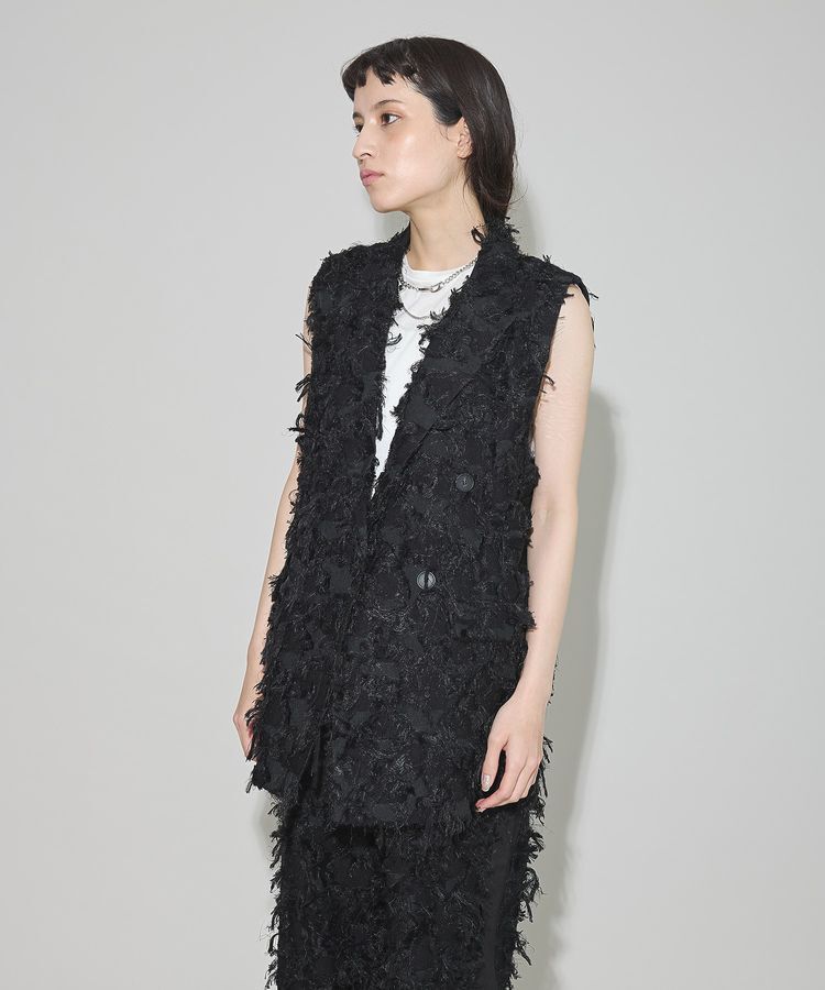 GARAGE OF GOOD CLOTHING「ジャガードダブルブレストベスト」|ベスト・ジレ|