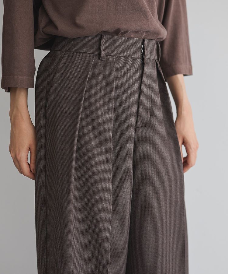 GARAGE OF GOOD CLOTHING「【日本製】ツィード調２タックワイドパンツ」|その他|