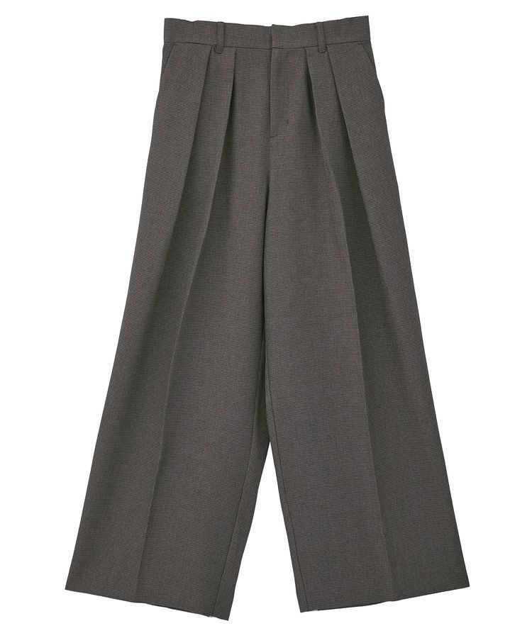GARAGE OF GOOD CLOTHING「【日本製】ツィード調２タックワイドパンツ」|その他|