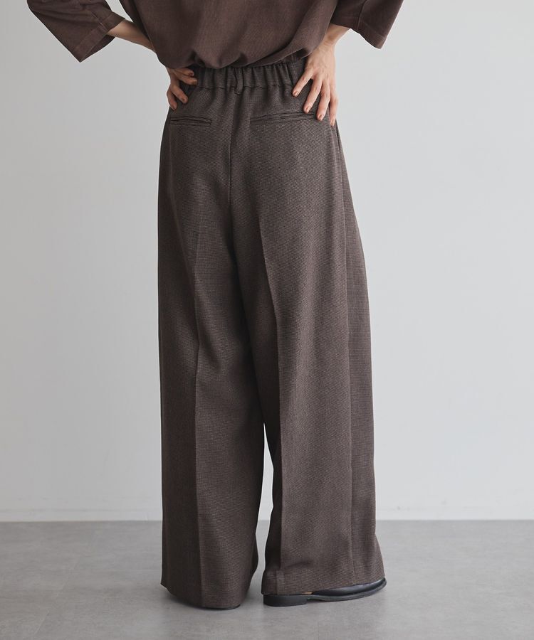 GARAGE OF GOOD CLOTHING「【日本製】ツィード調２タックワイドパンツ」|その他|