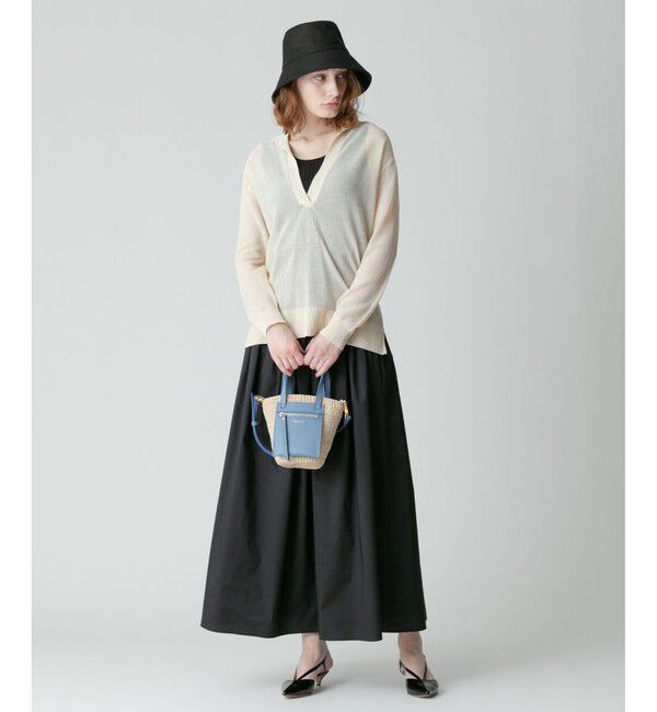 allureville「シアーカノコスキッパーネック プルオーバー」|ニット・セーター|